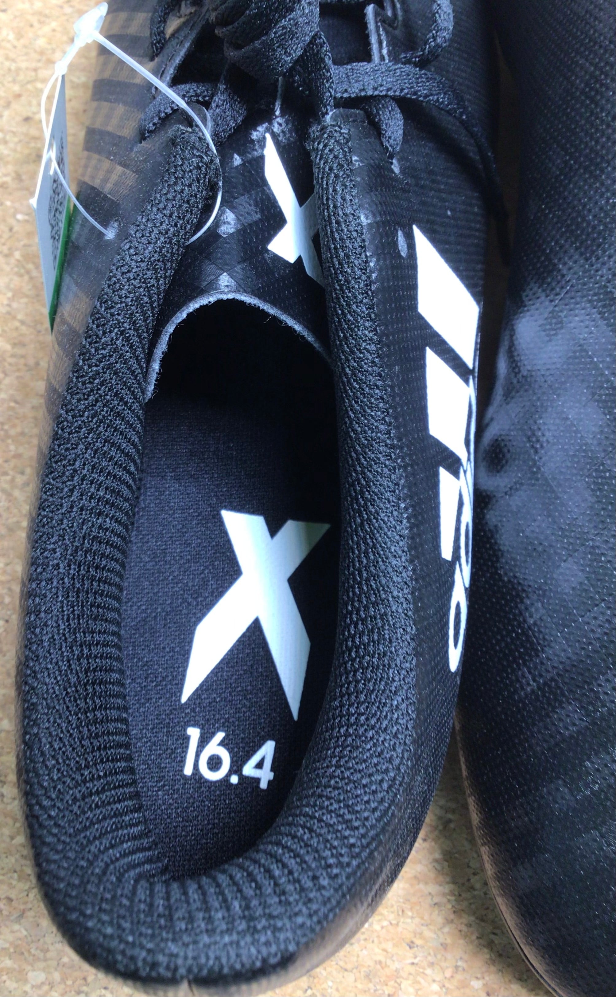 adidas Men's X 16.4 FG Soccer Cleats (Black, 9 D(M) US) **NEW** (7854980563182)
